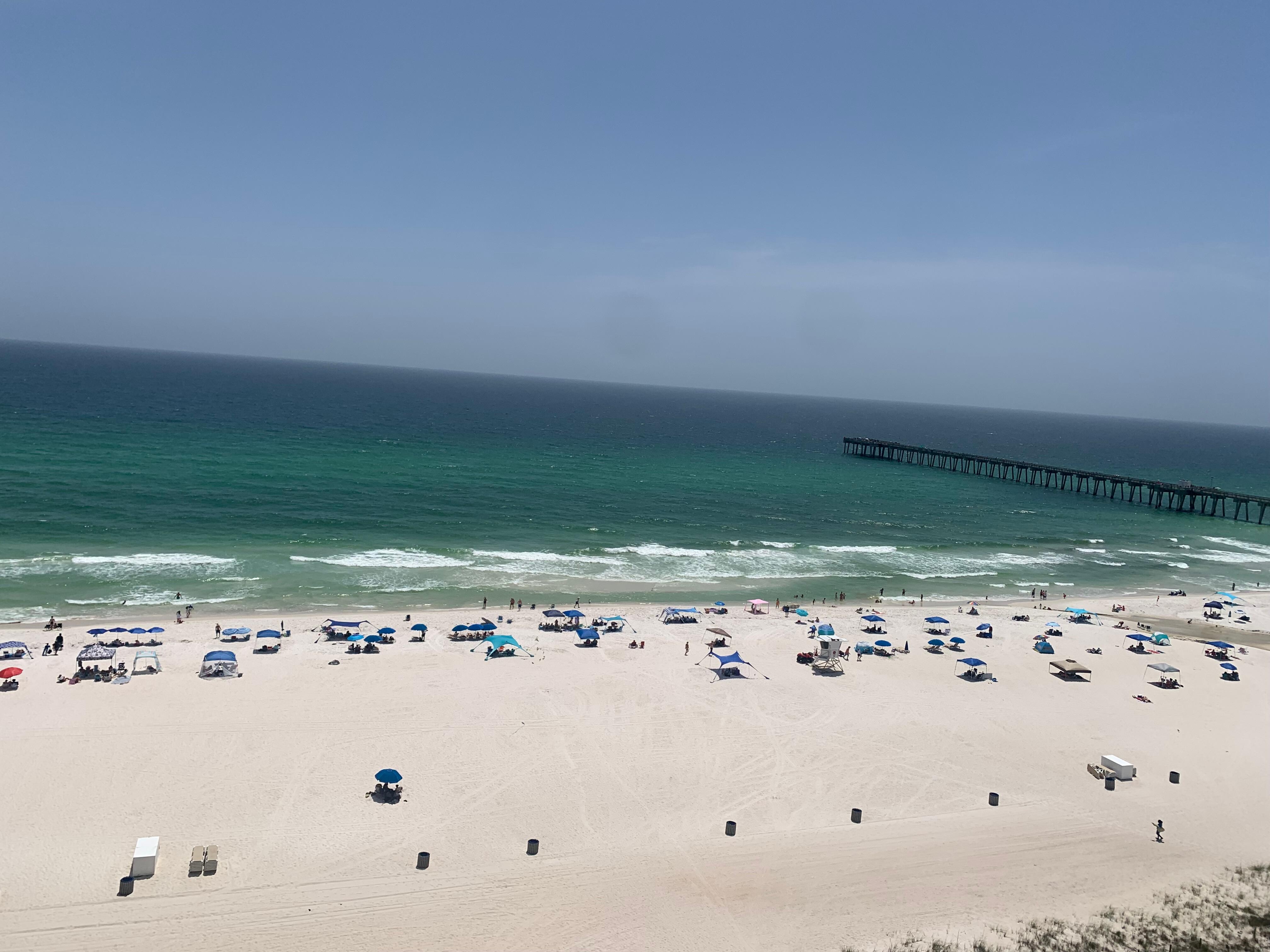 This is the view from the balcony. 