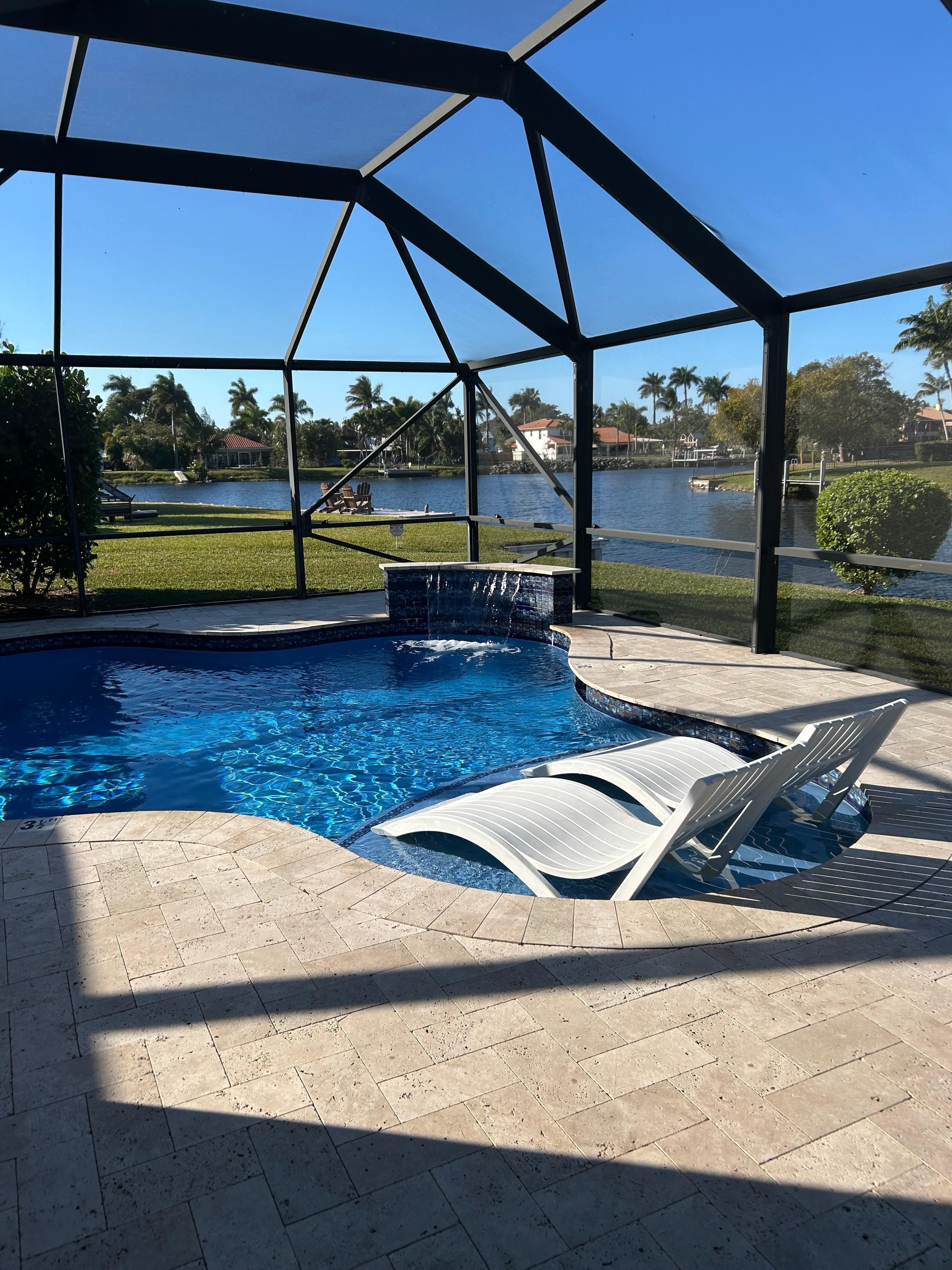 Gorgeous pool and lanai!