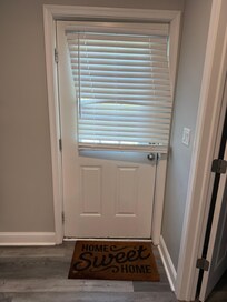 Many of the shades were damaged