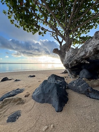Anini Beach across the street from home.