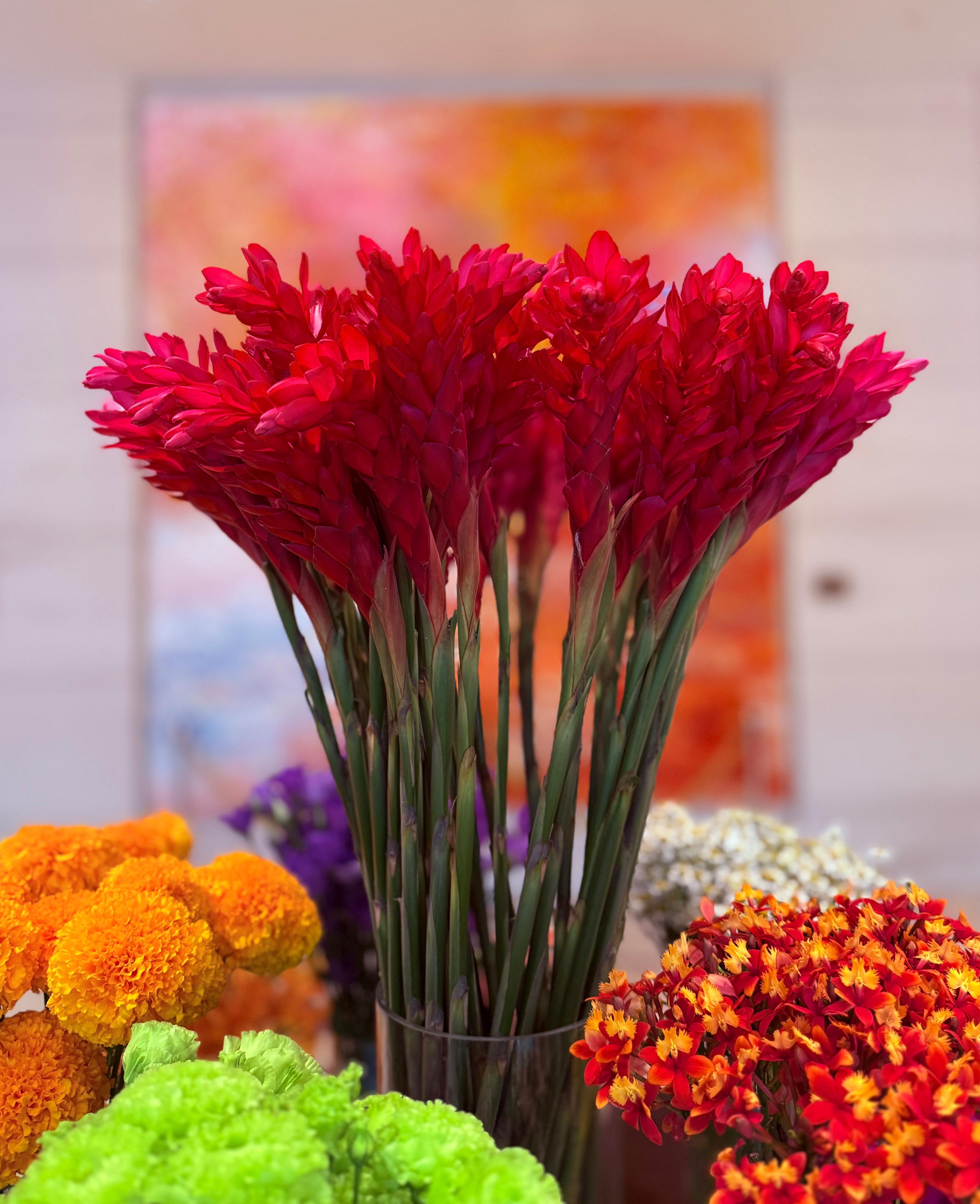 Fresh flowers at lobby
