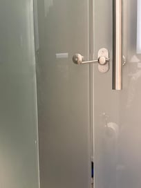 Clear gap and one can see from outside