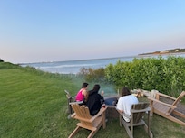 Supper by the fire pit