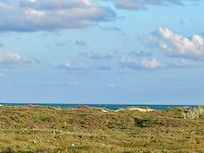 View of the ocean from our balcony.