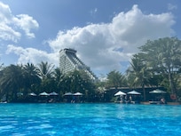 Pool was large and clean