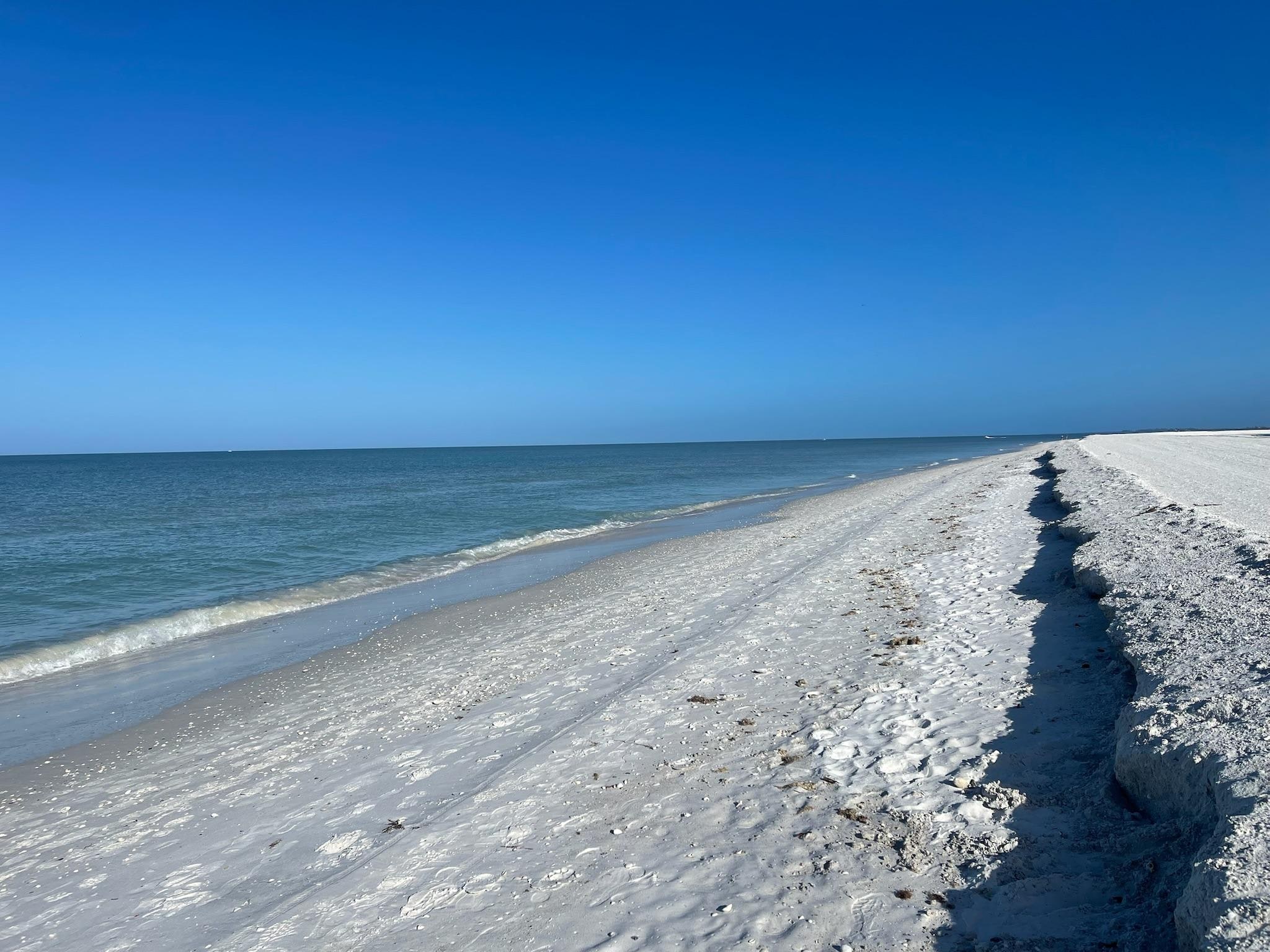 Beautiful beach walking right from the resort. 