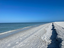Beautiful beach walking right from the resort.