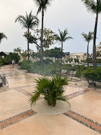 There was a strange fume with a bad smell