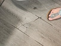 Soggy bathroom floor