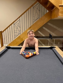 Downstairs game room