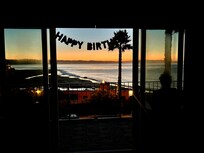 Morning view from the kitchen