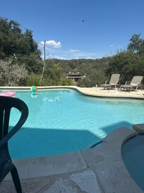 View from the pool