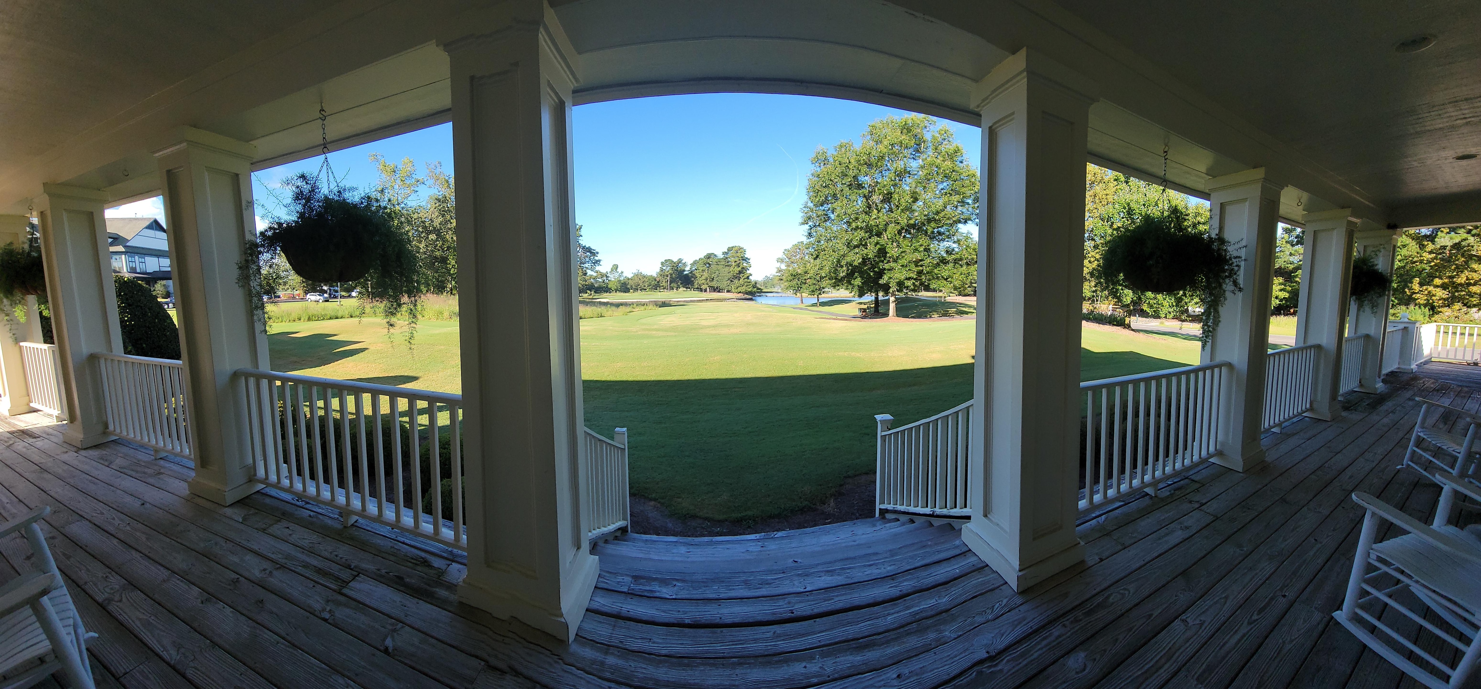 View of the golf course