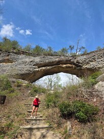 Arch rock on the way to cumberland falls