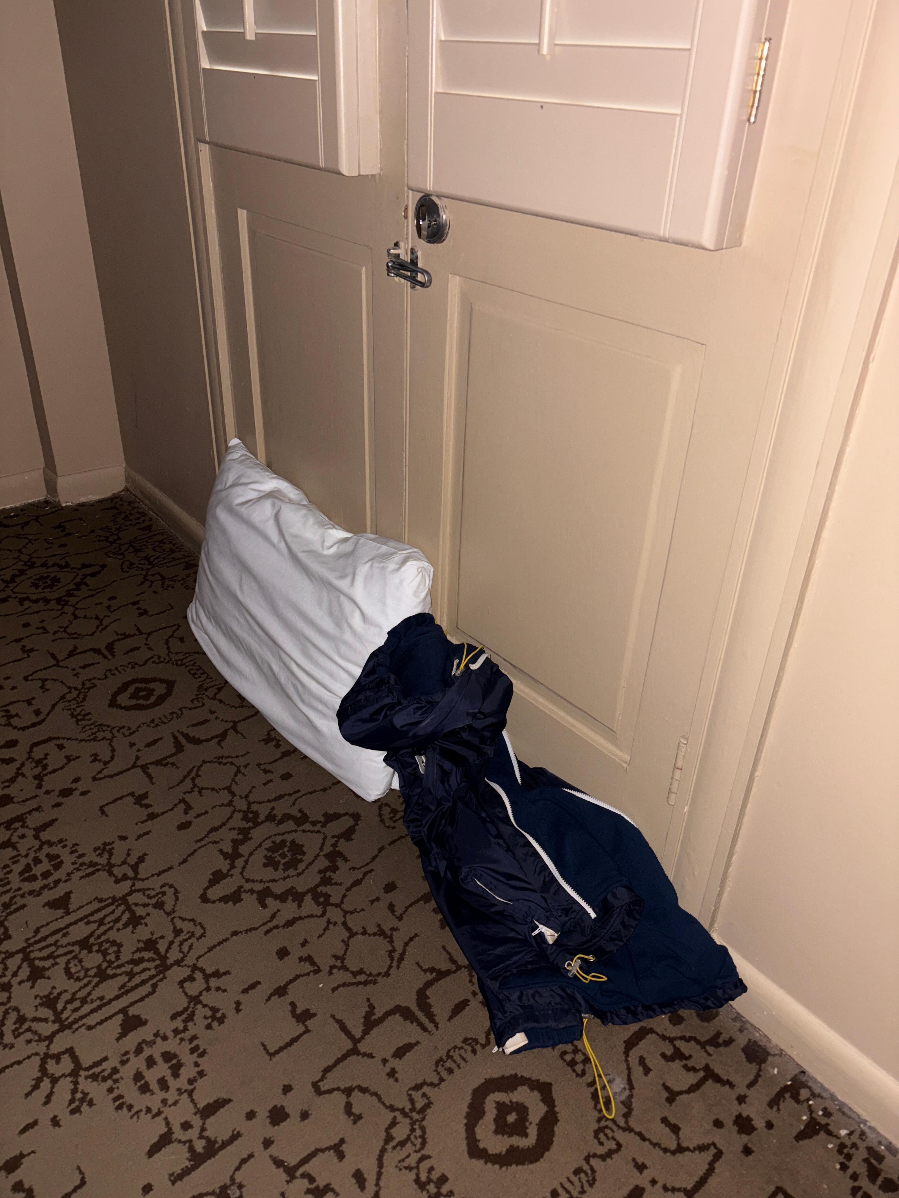 Trying to close off very cold drafts from 