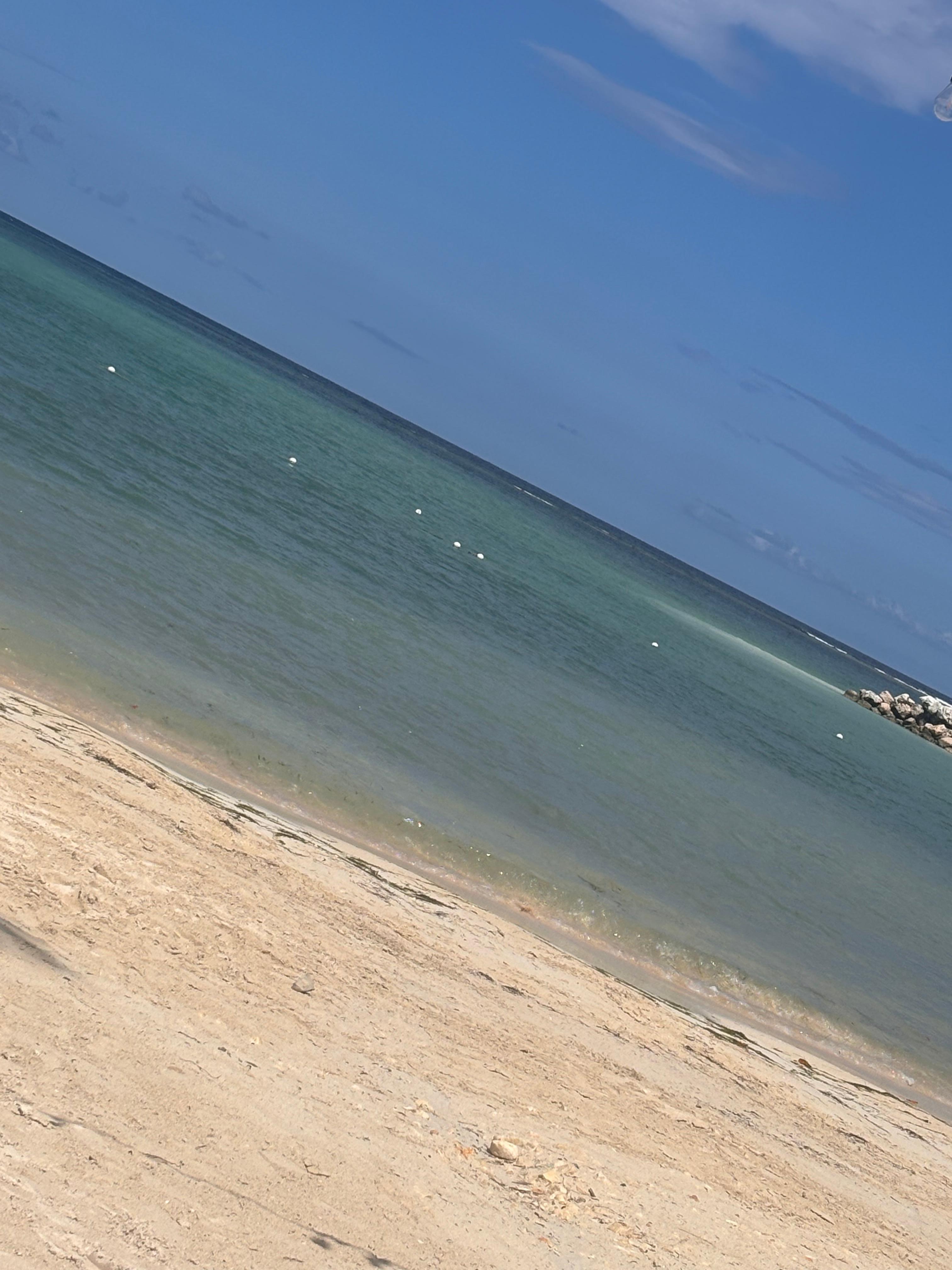 Relaxing by the beach 