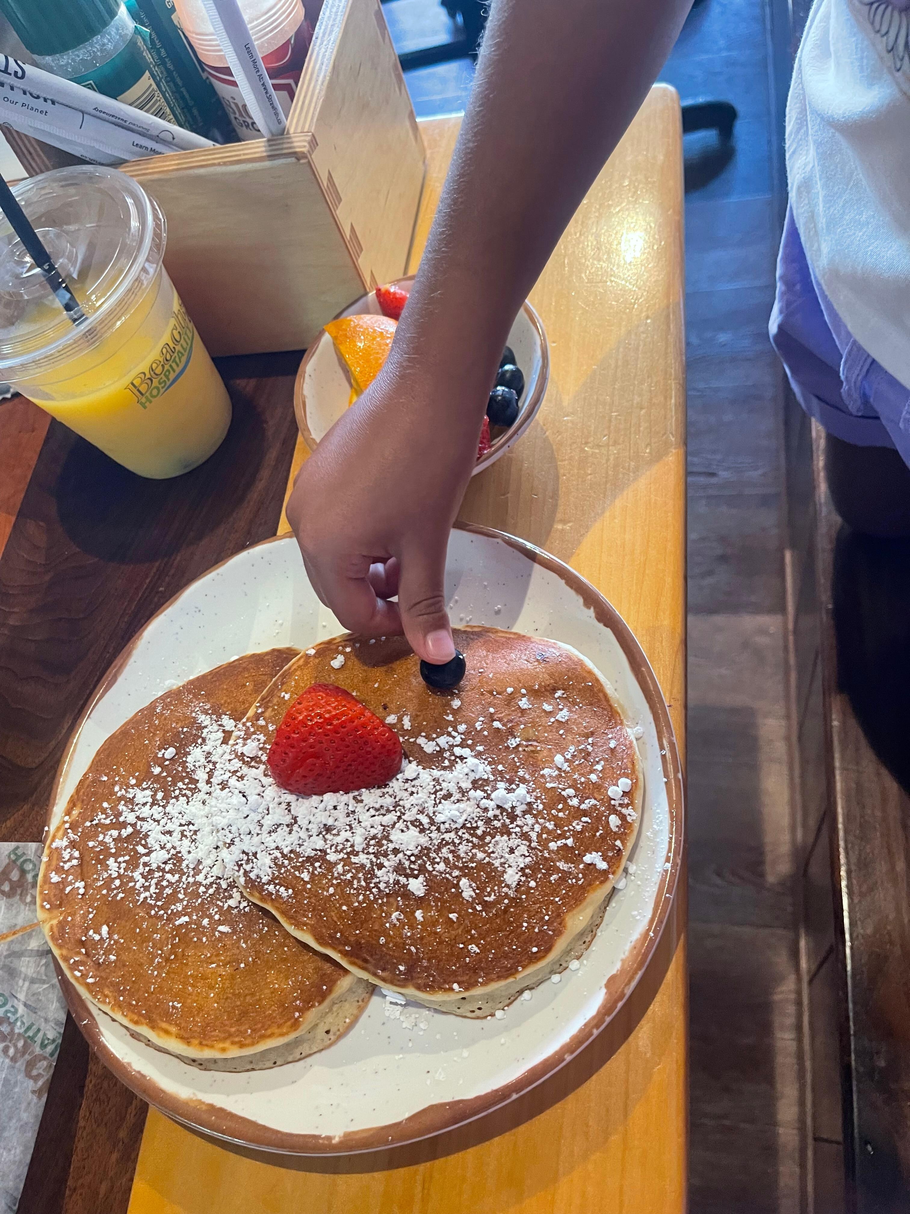 Pancakes at the Salty Crab 