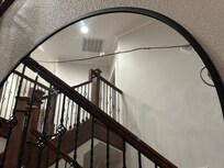 Broken Mirror in entry way