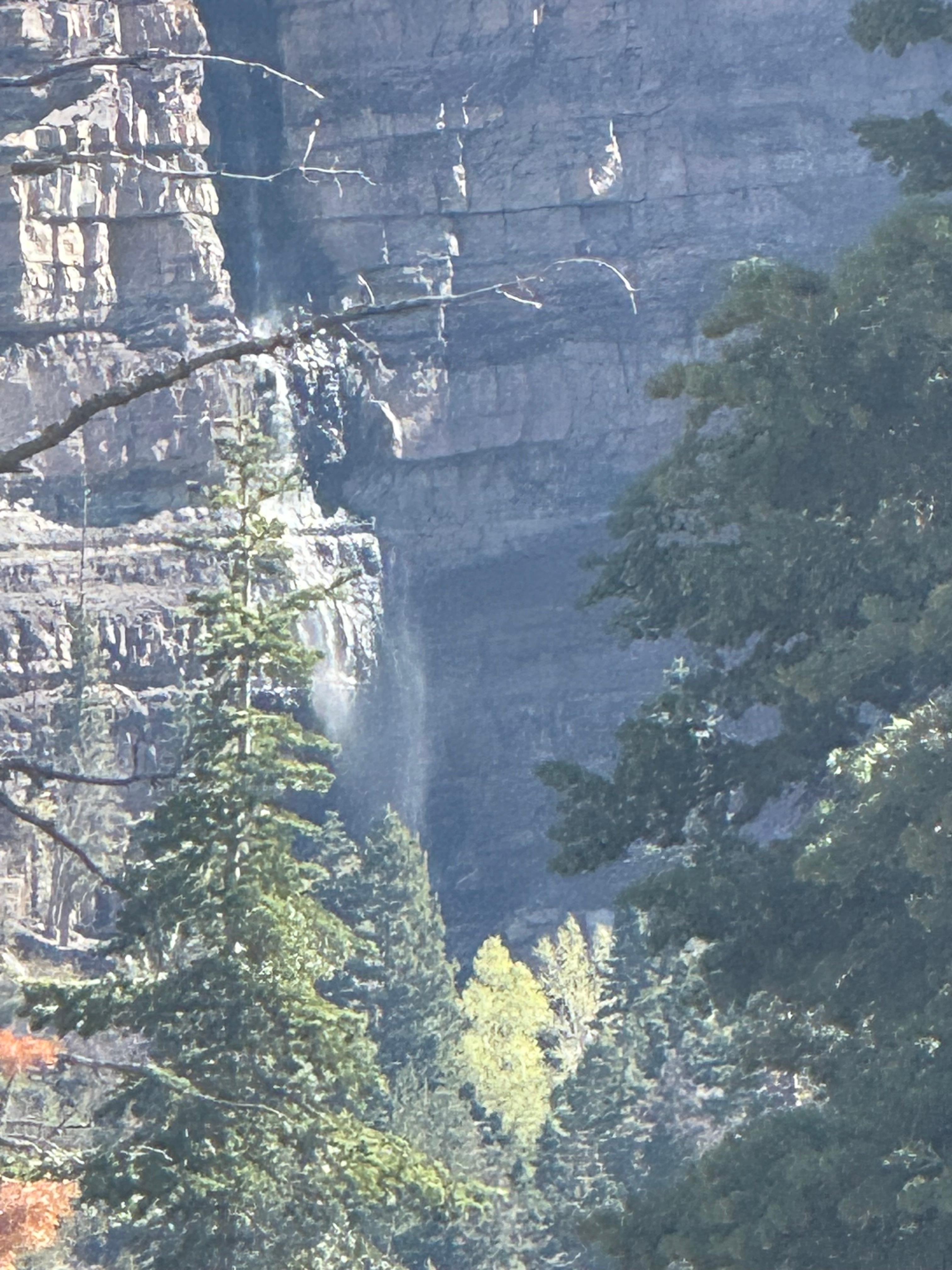 View from the top of the pools.  Zoomed.  Gorgeous at sunset.