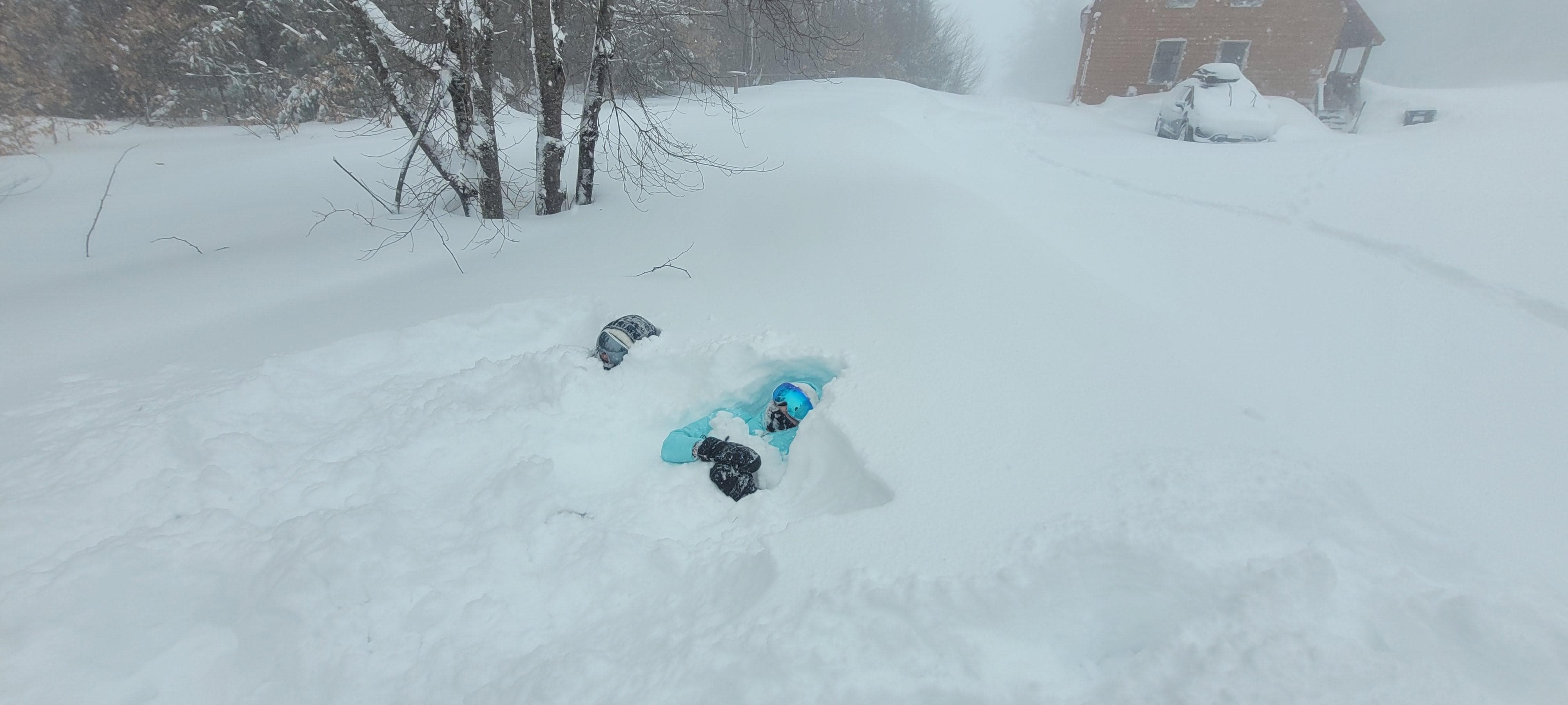 Epic snow to play in!