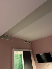 Geen verlichting aan het plafond