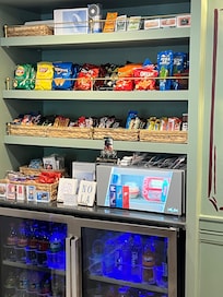 Snacks and drinks