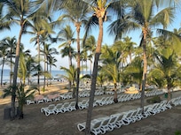 Absolutely gorgeous view! And there was space at the beach was always available!