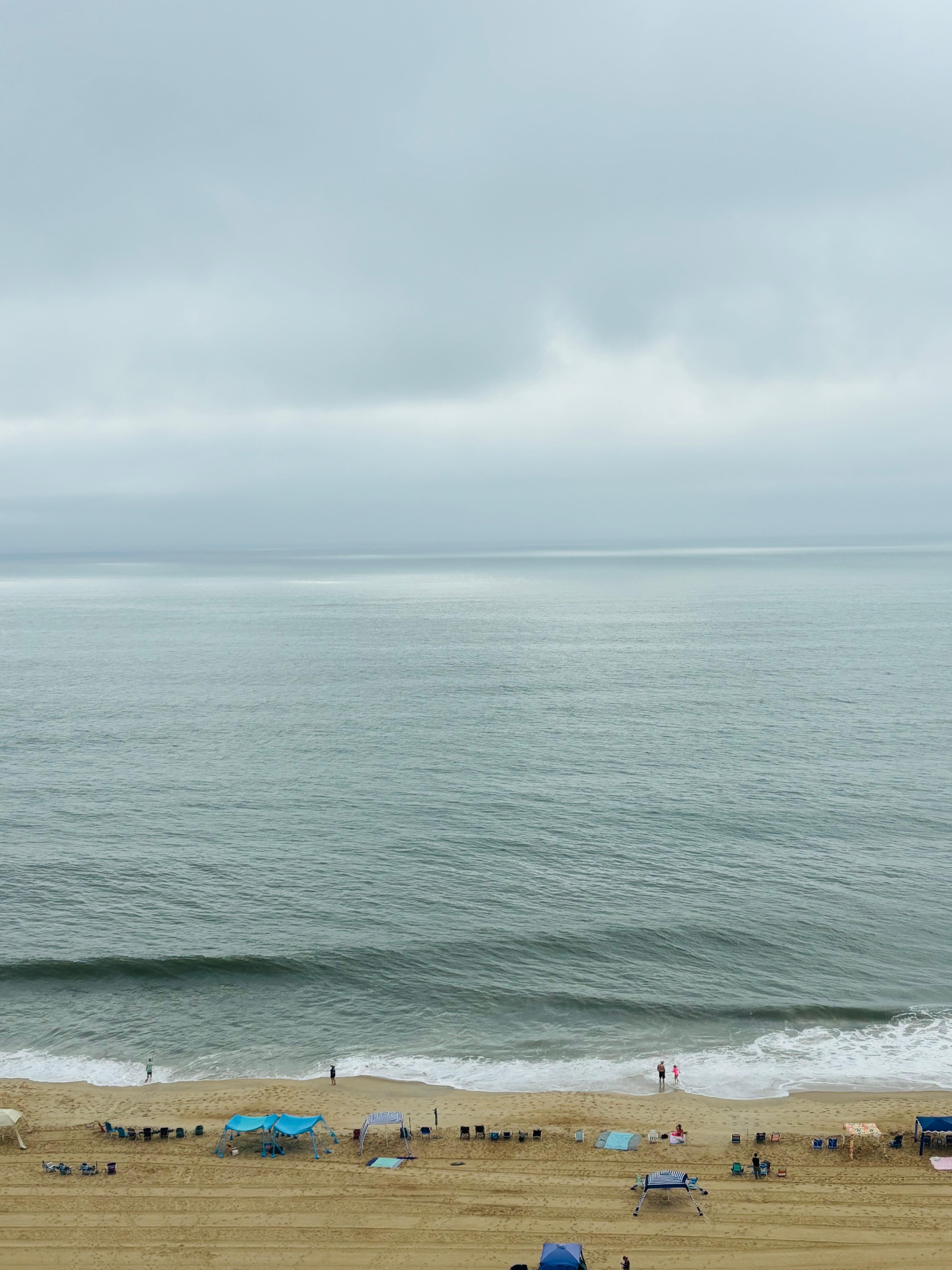 Early morning view from balcony
