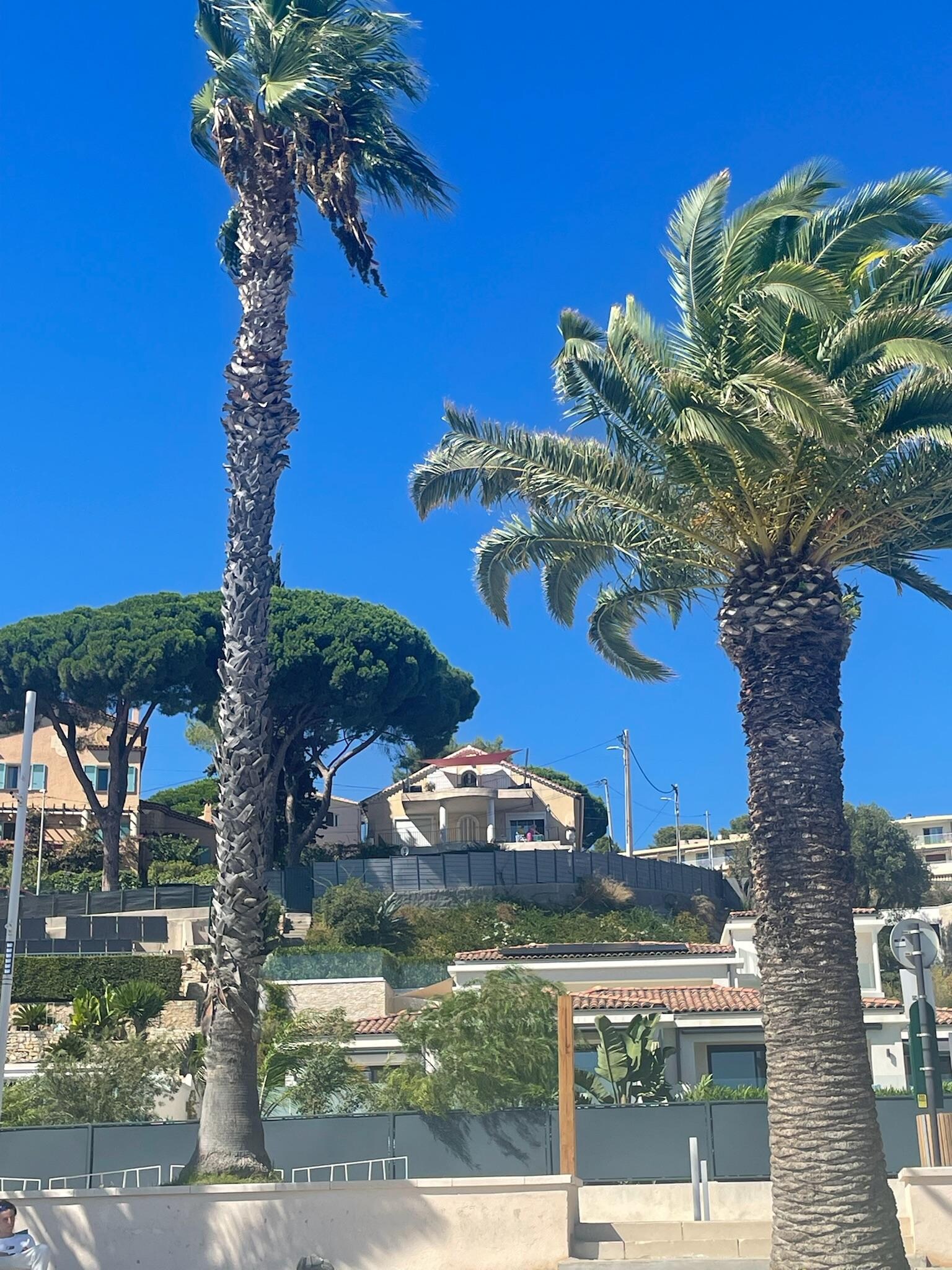 Das Haus vom Strand aus