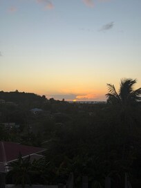 Sunrise view from the balcony.