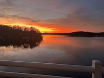 Gorgeous sunset happy hours on the upper deck.