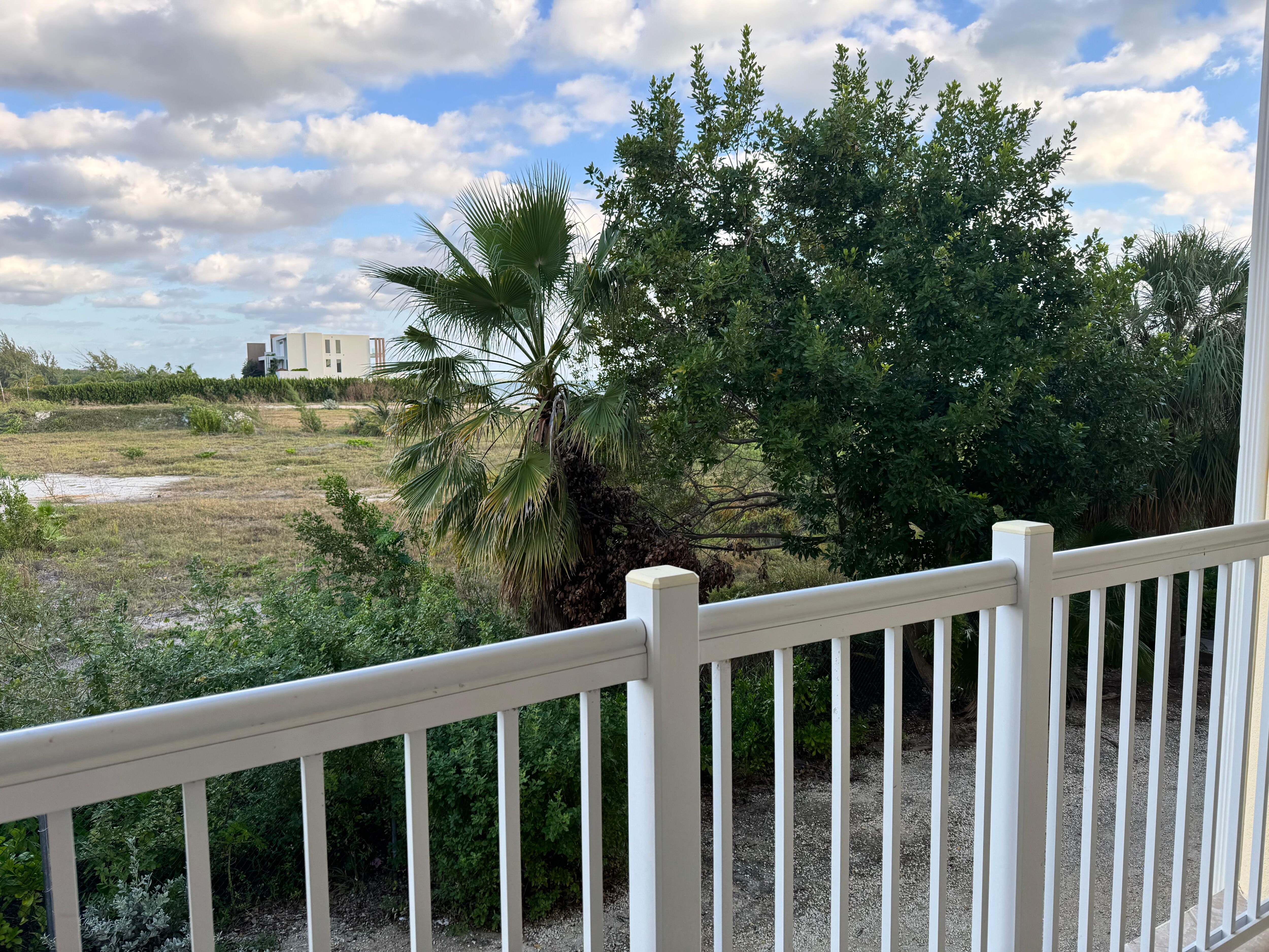 We were very disappointed with our “ocean view” from our balcony