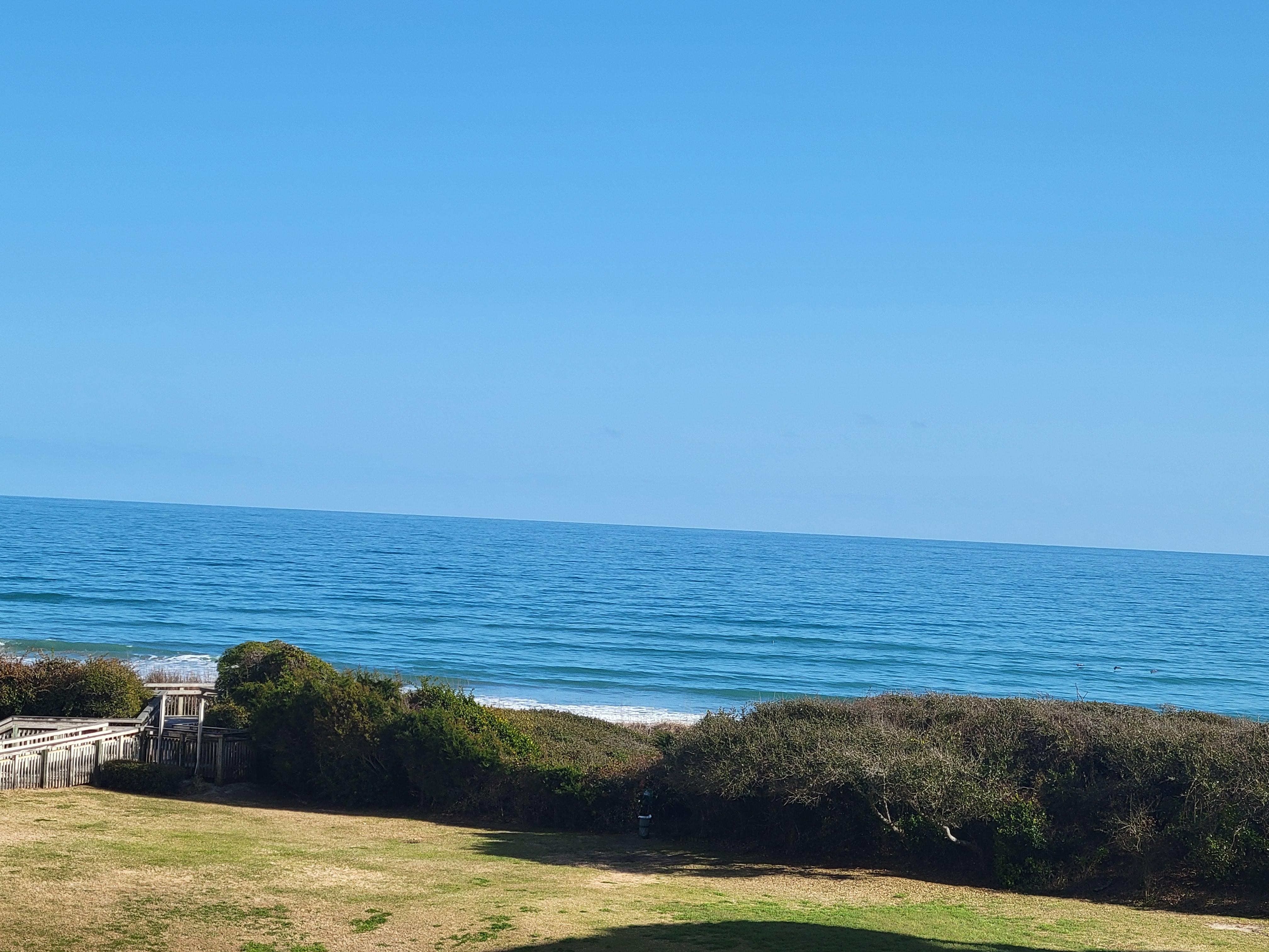 View from the balcony. 