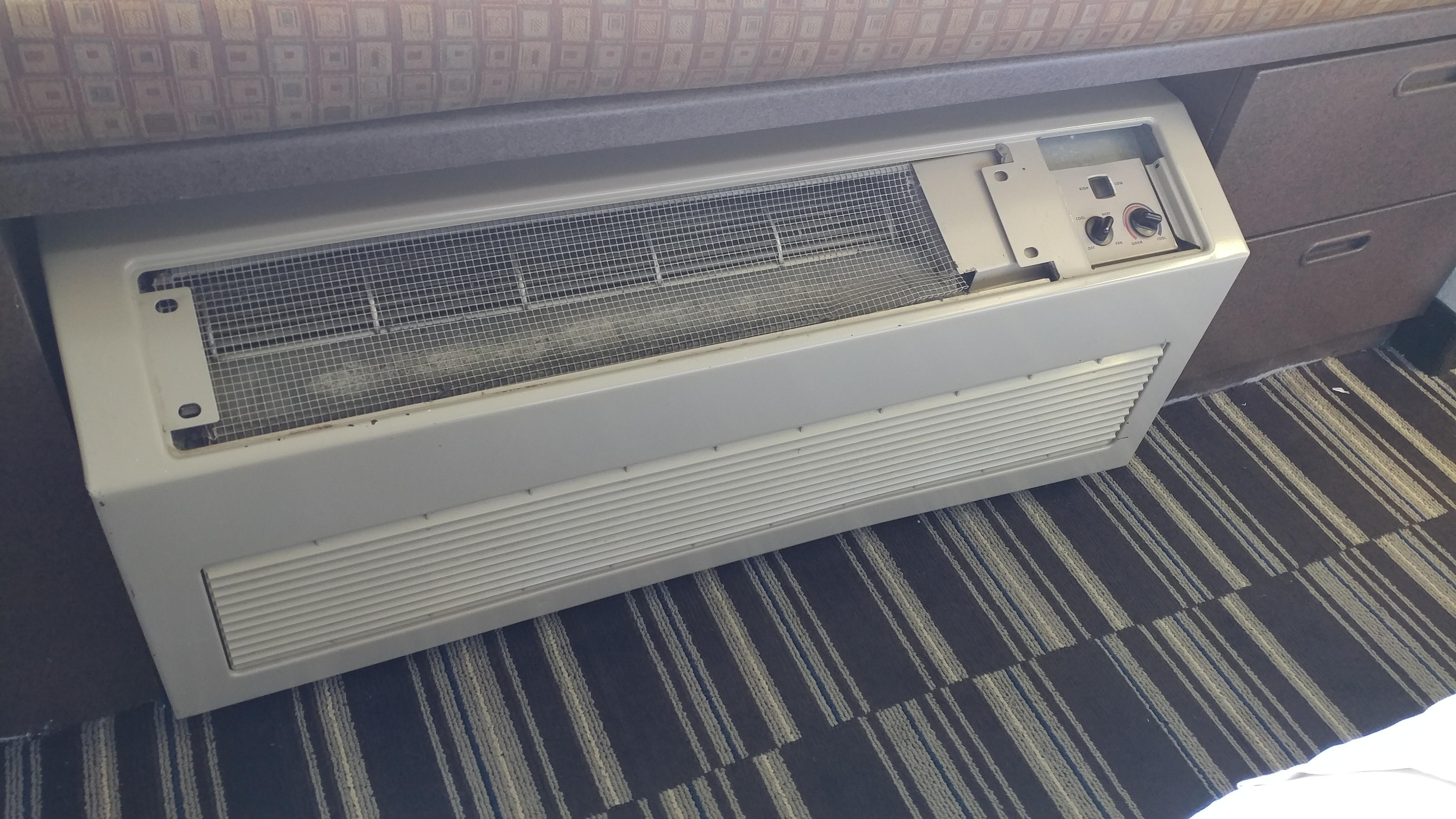 AC controls did not work to regulate temp.