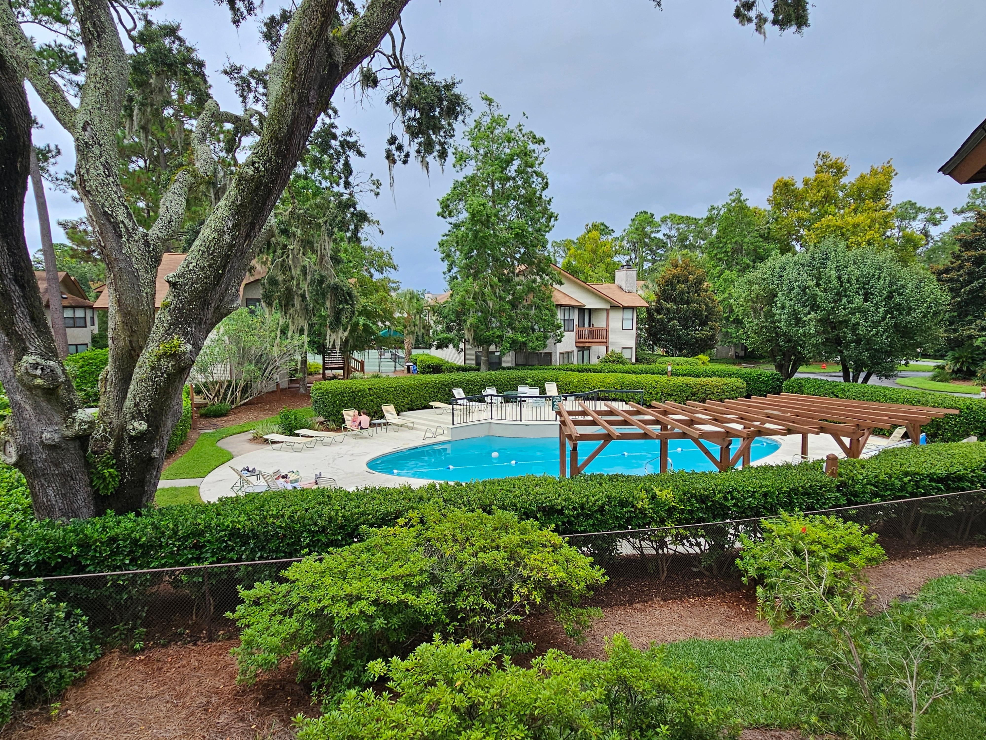 Pool view from the deck