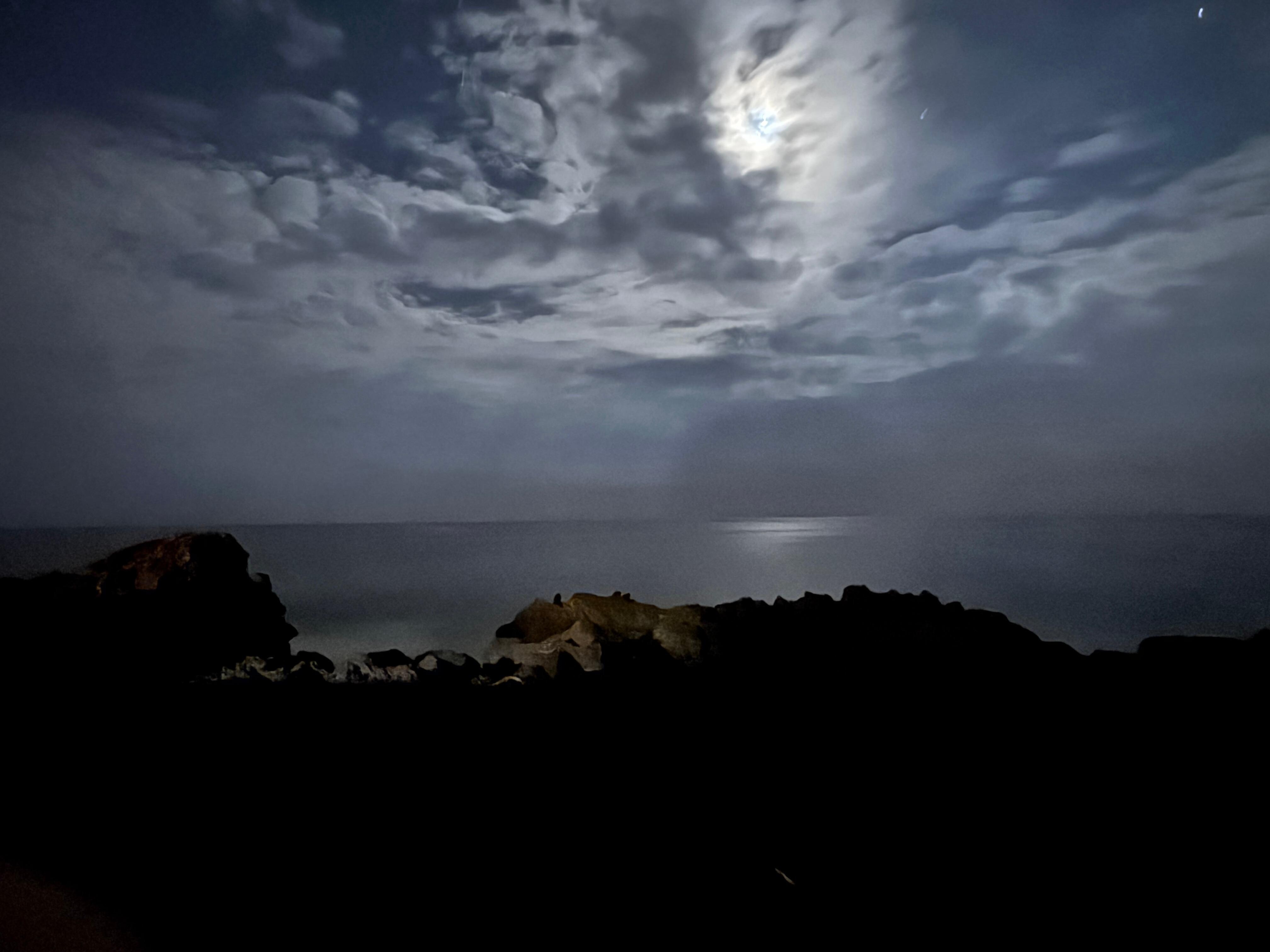 Photo after sunset from the back lanai. 
