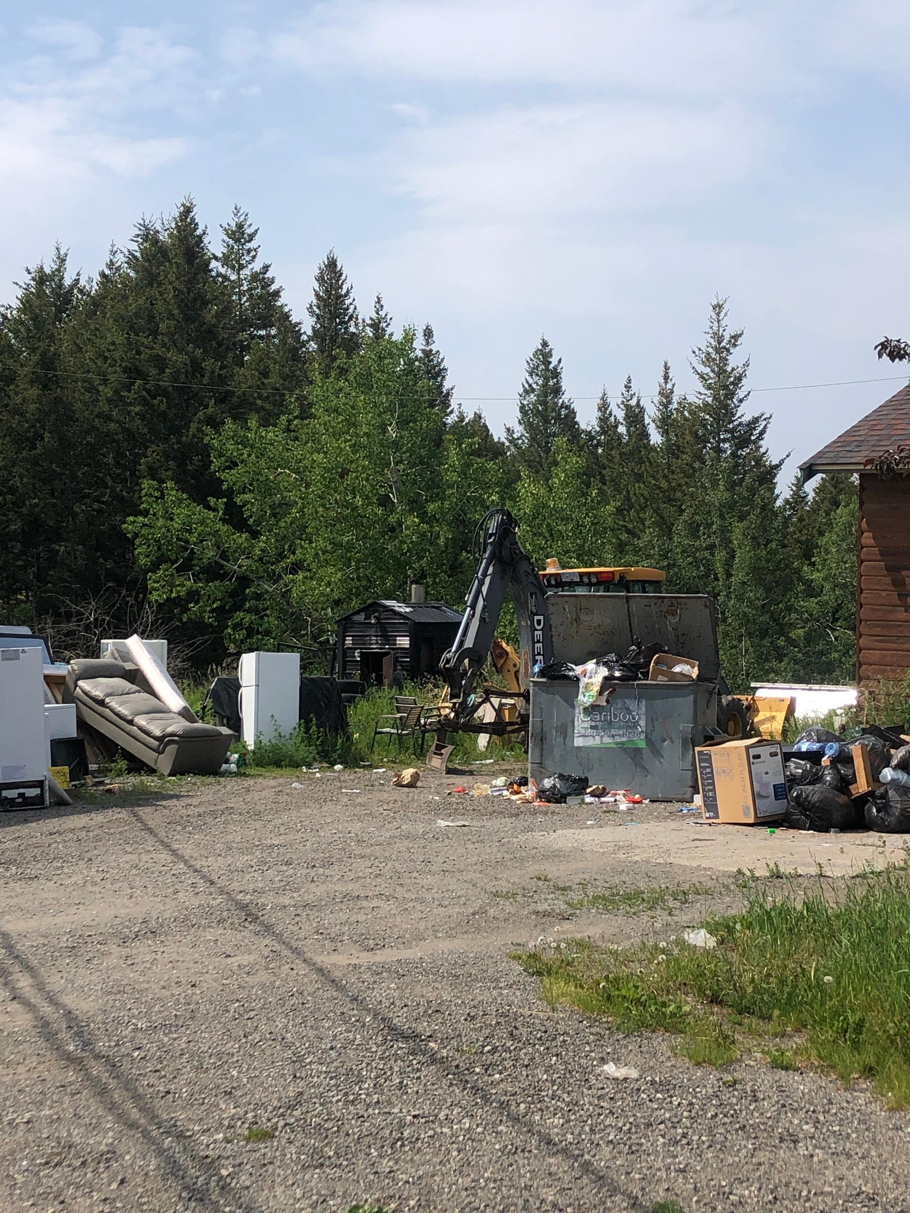 Garbage everywhere More dump sites