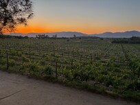 Sunset 0.5 mile away while at dinner