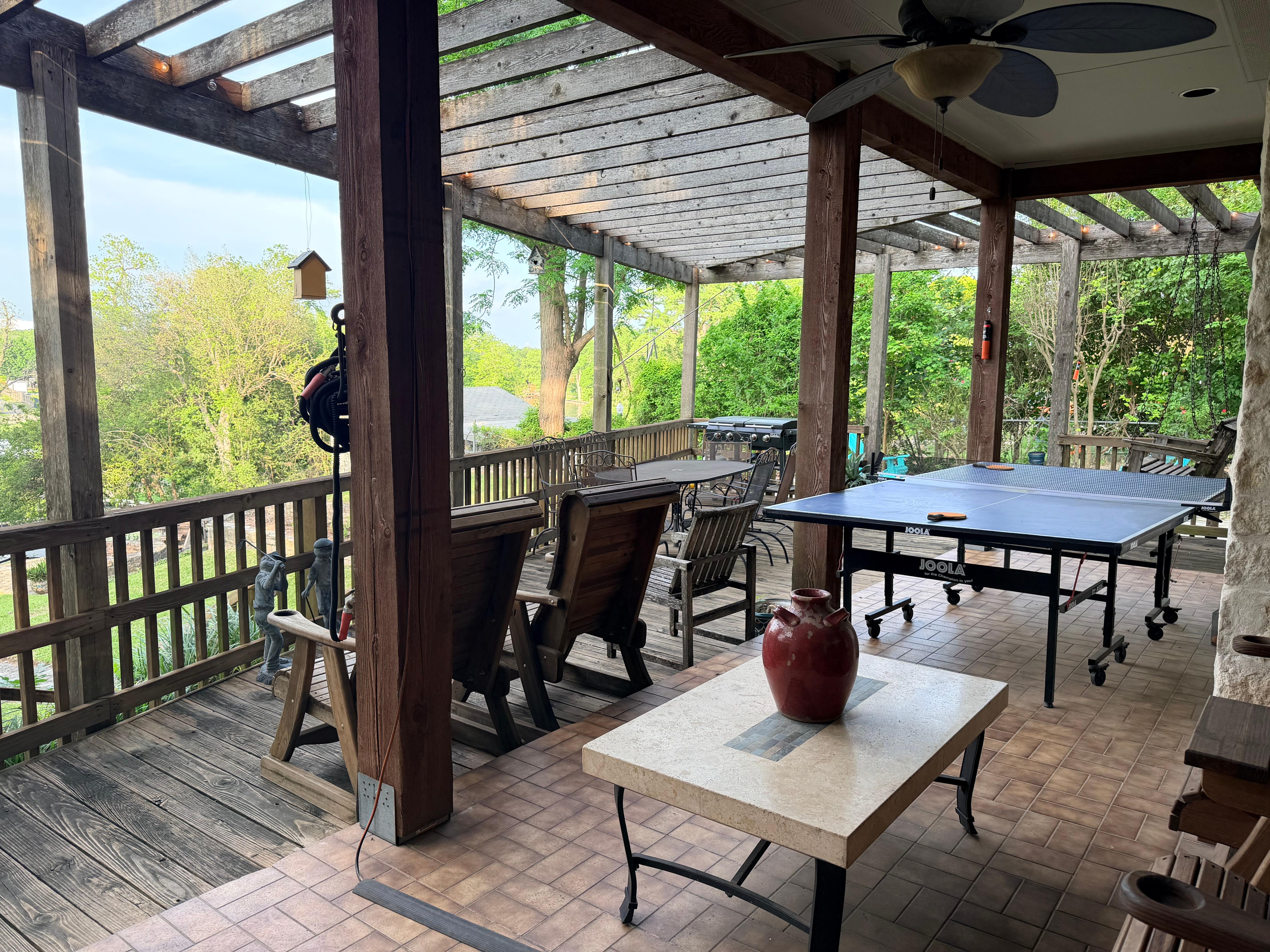 First floor patio deck. 