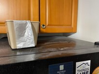 Dust on refrigerator