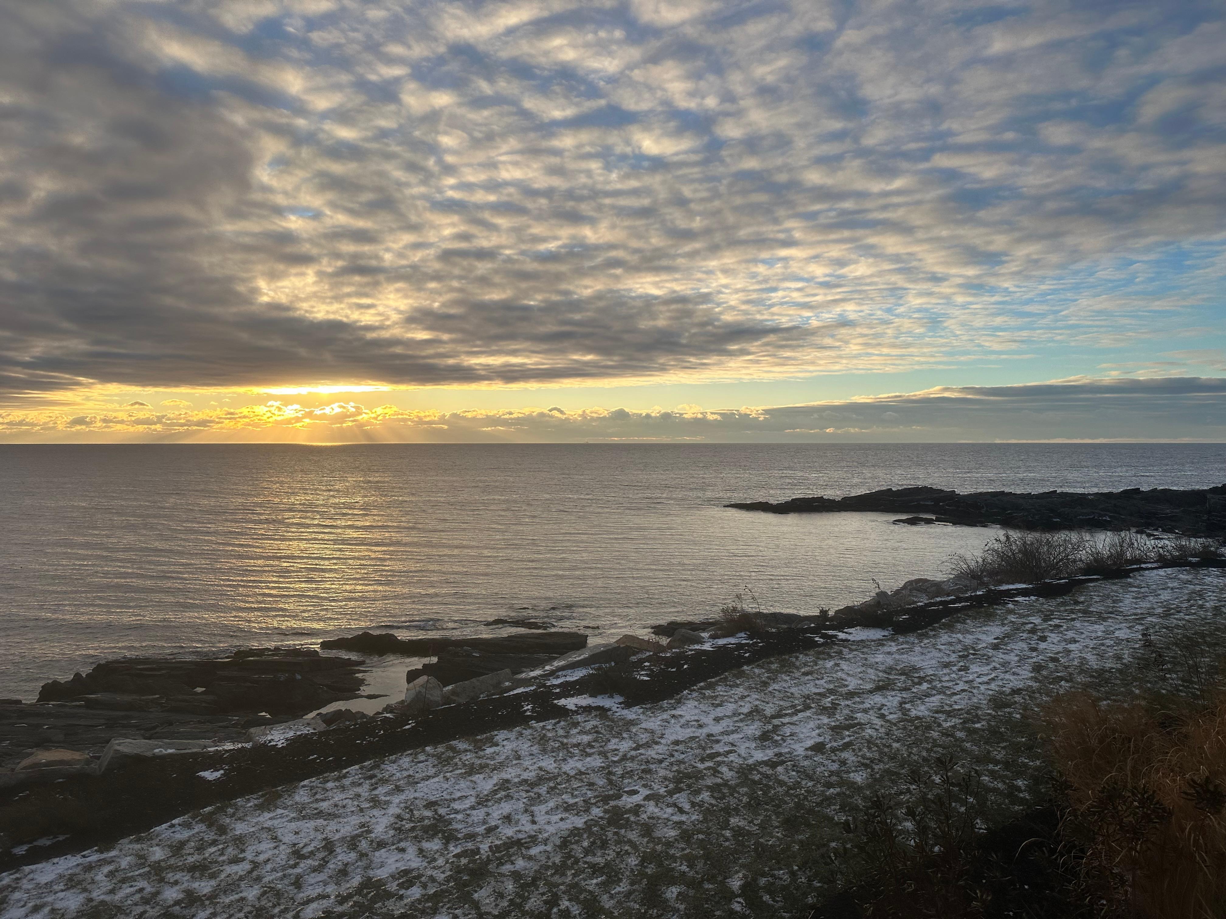 Morning view from our room 