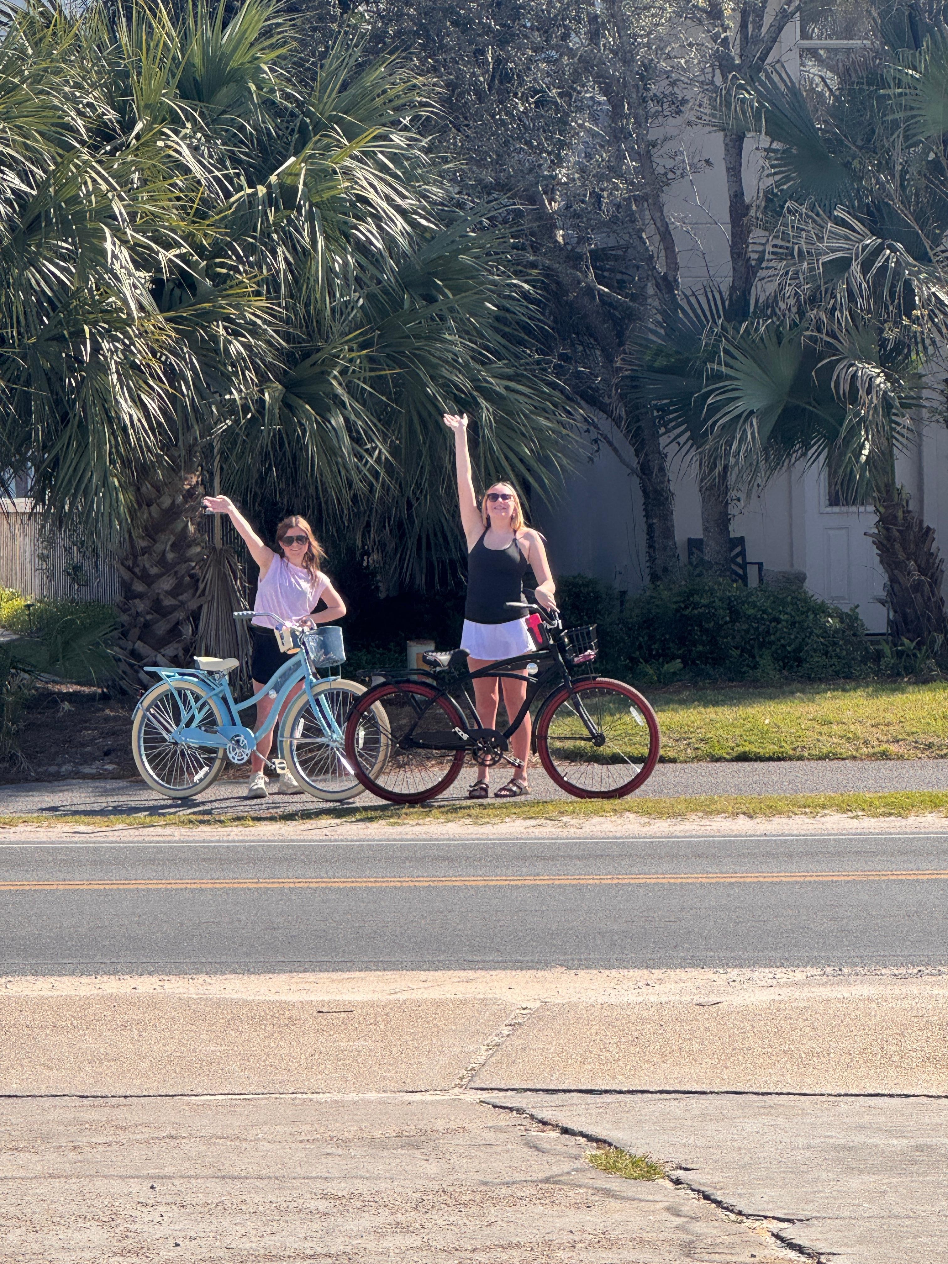 The bikes that come with the place were a hit!