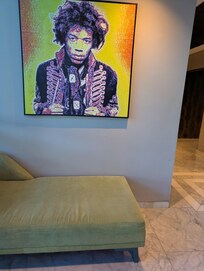 The paintings in the Hotel were fabulous.