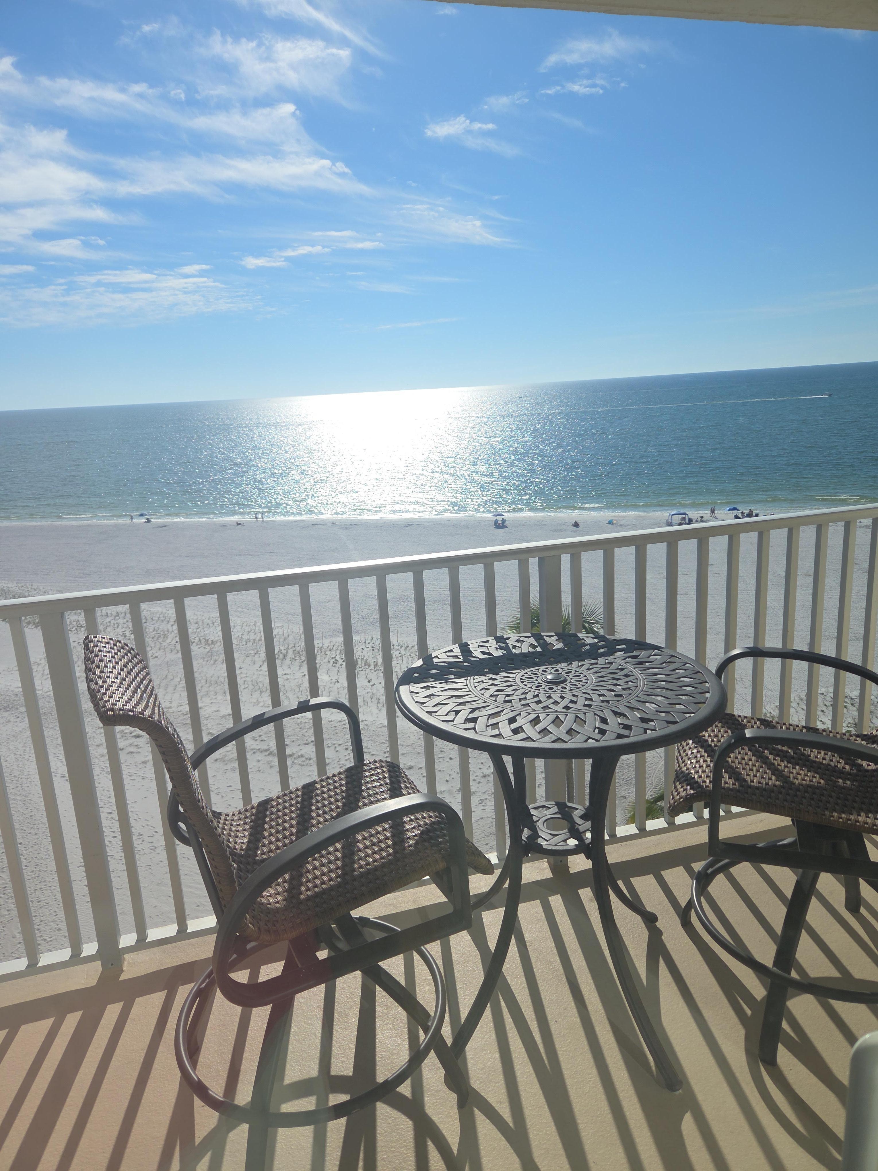 View from our balcony