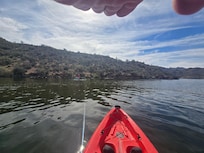 Kayaking at Saguaro lake