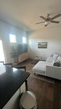 living room when you walk in