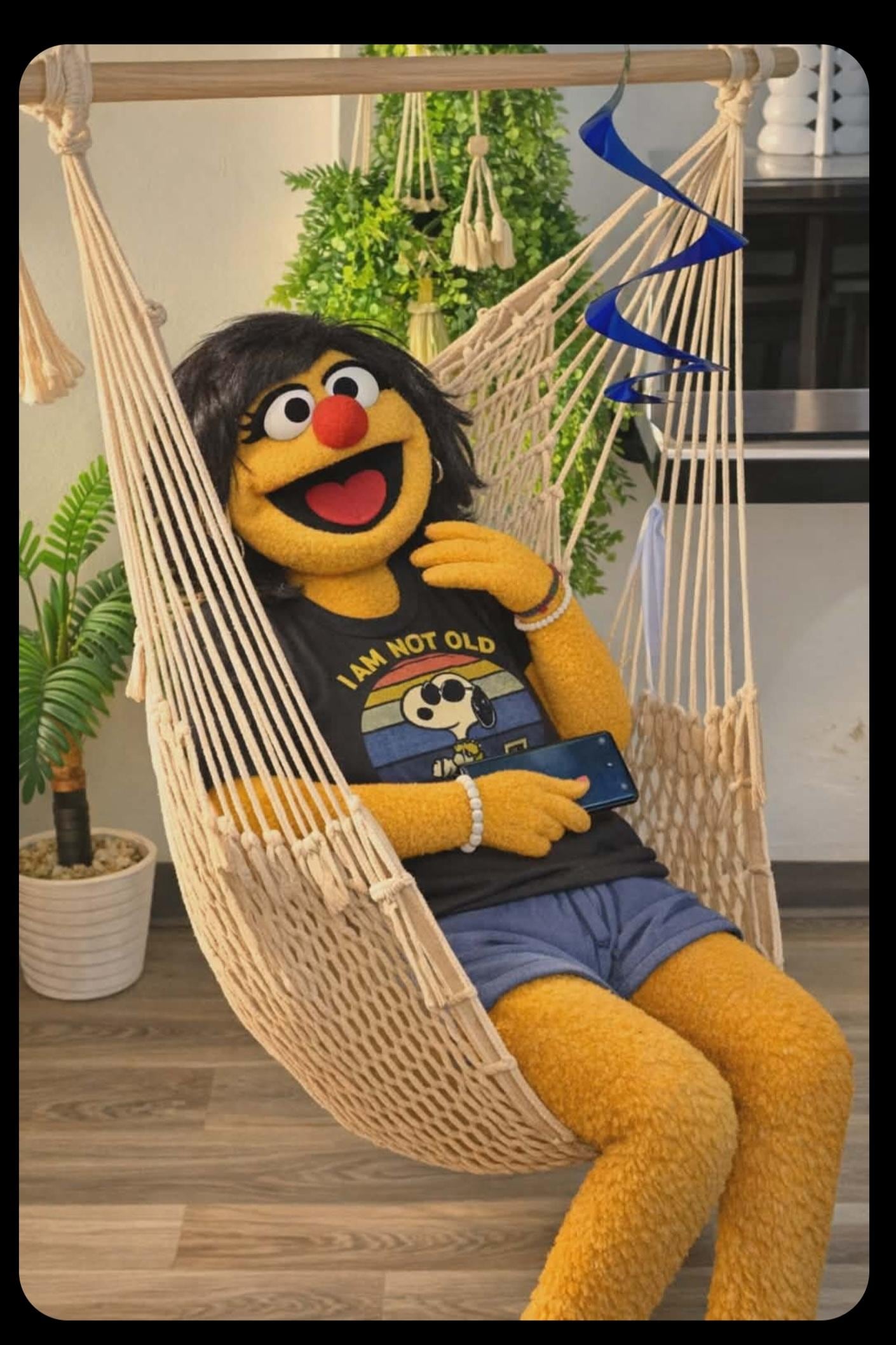 This hammock chair was very comfortable. 