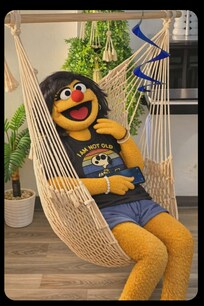 This hammock chair was very comfortable.