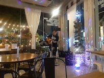 The shatterbox kitchen and bar. Good music and atmosphere.