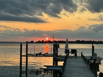 Sunset & Dock at Morattico
